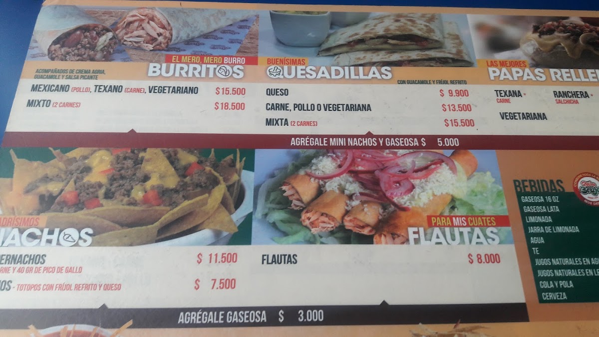 Menu Pollo Brujo - Calle 57-9
